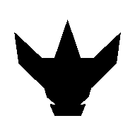 Robot Crown Emblem Logo