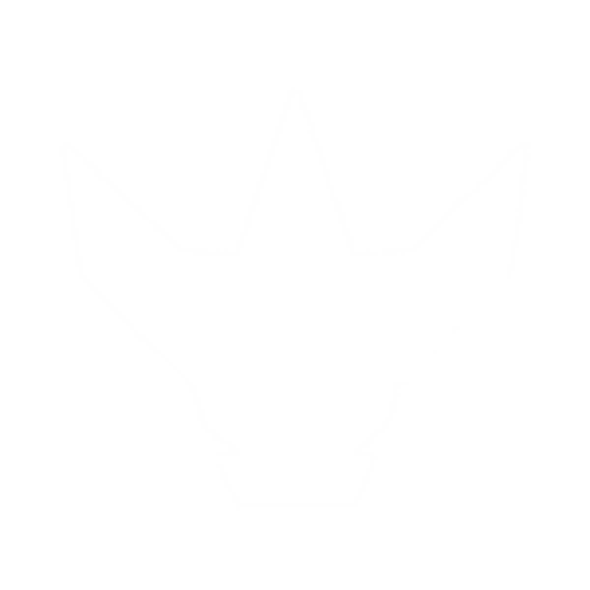 Robot Crown Emblem Logo #ffffff