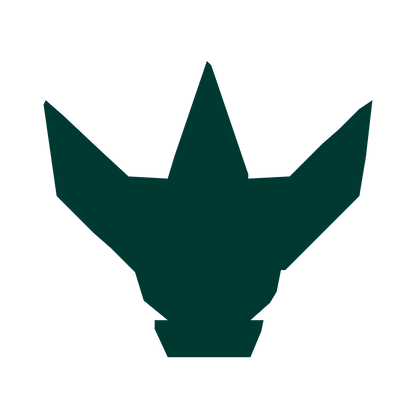 Robot Crown Emblem Logo #003932