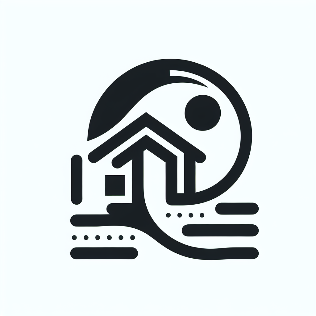 Line House Sun Logo