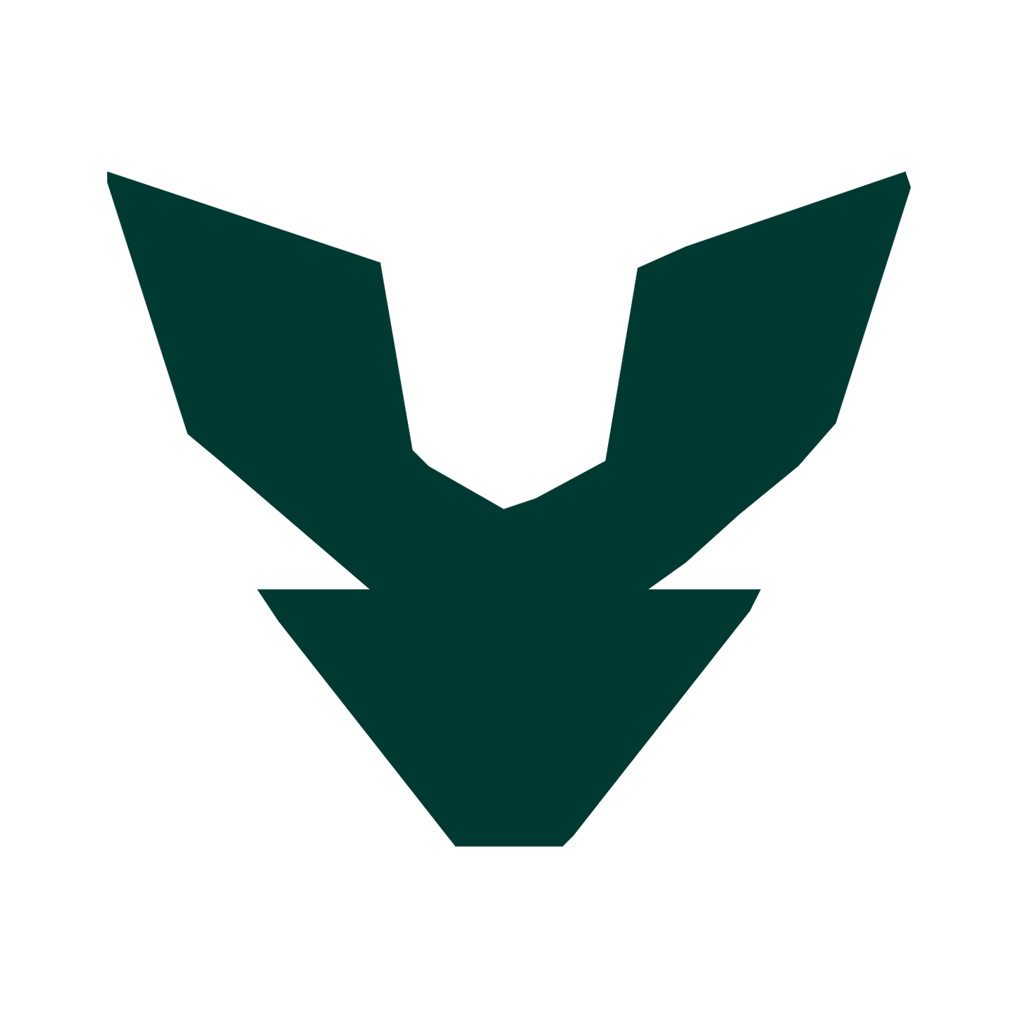 Robot Face Emblem Logo #003932
