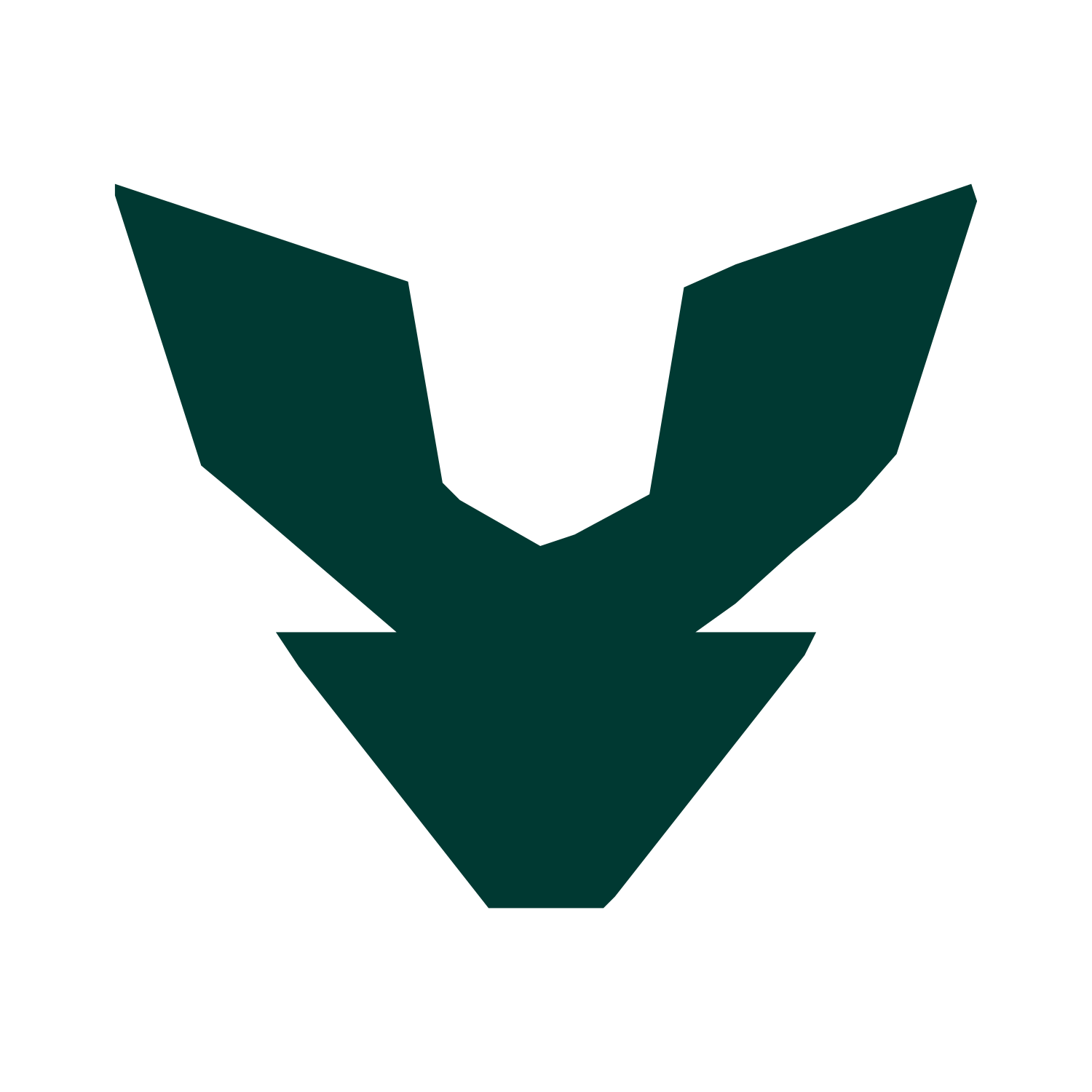 Robot Face Emblem Logo #003932