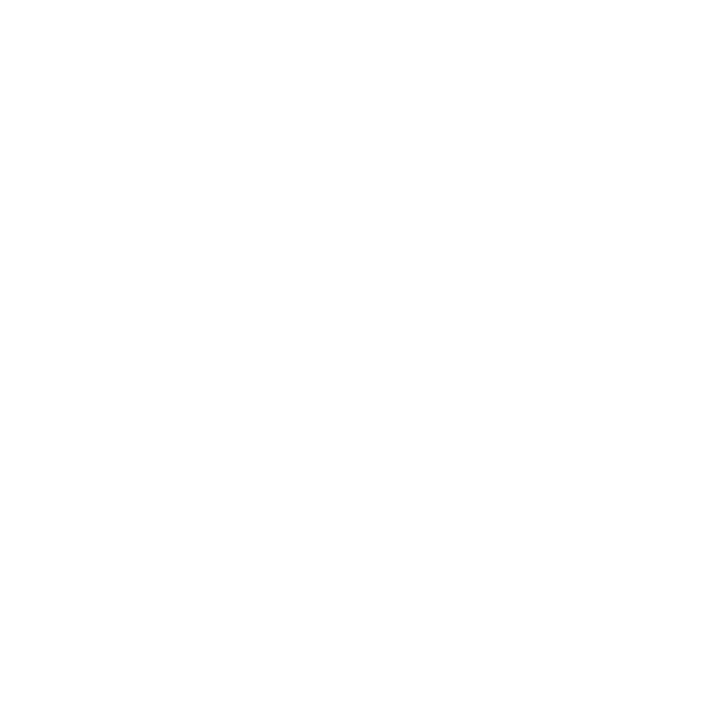 Lightning Bolt Robot Logo #ffffff