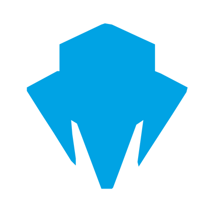 Robot Helmet Mask Logo #00a3e4