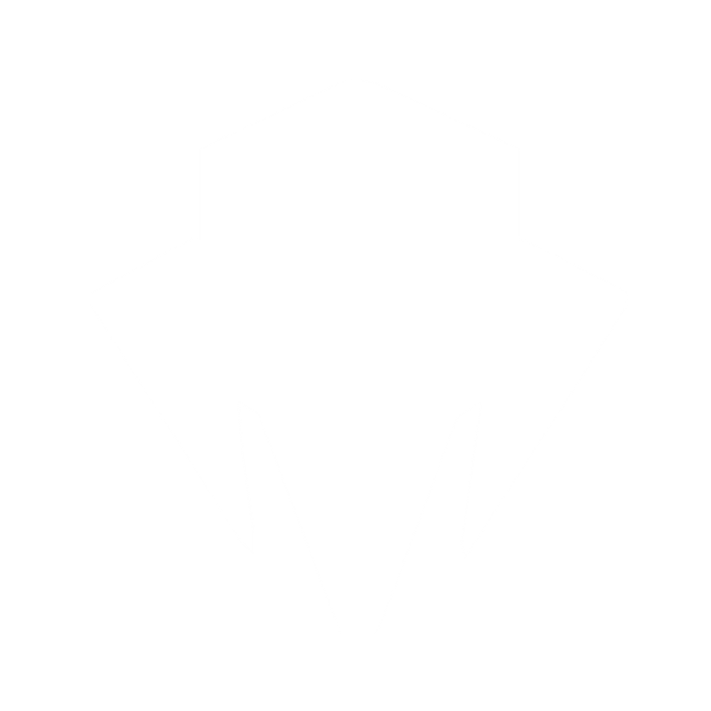 Robot Helmet Mask Logo #ffffff