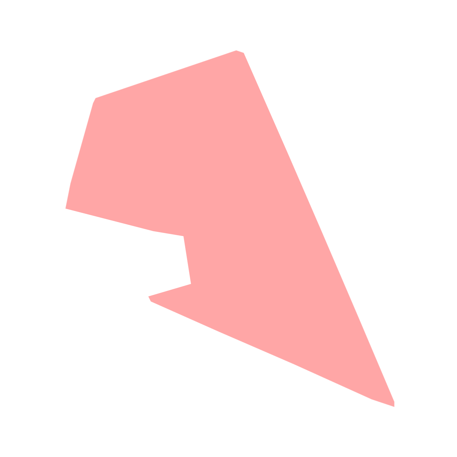 Angular Robot Head Logo #ffa6a6