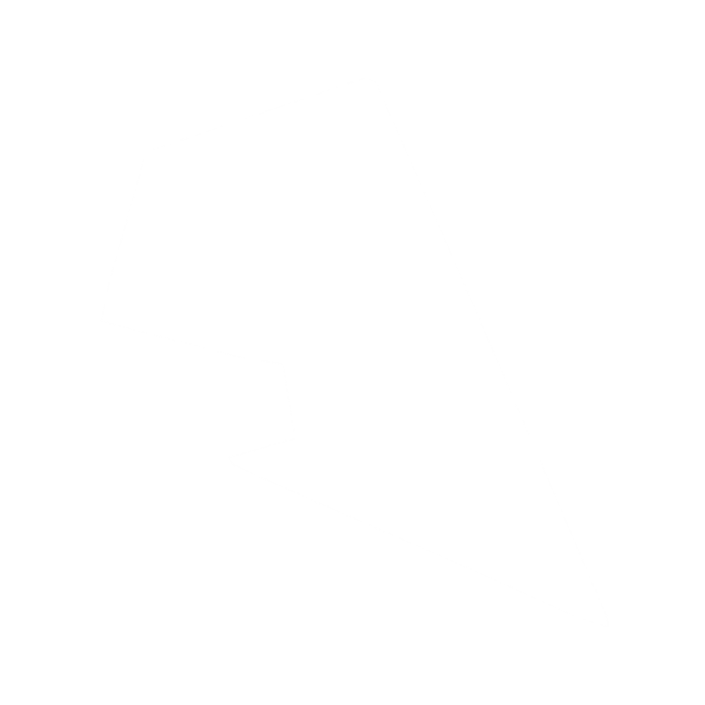 Angular Robot Head Logo #ffffff