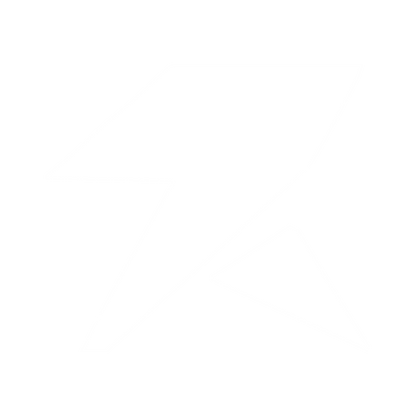 Lightning Bolt Robot Logo #ffffff