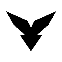 Robot Wings Arrow Logo