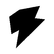 Lightning Bolt Robot Logo