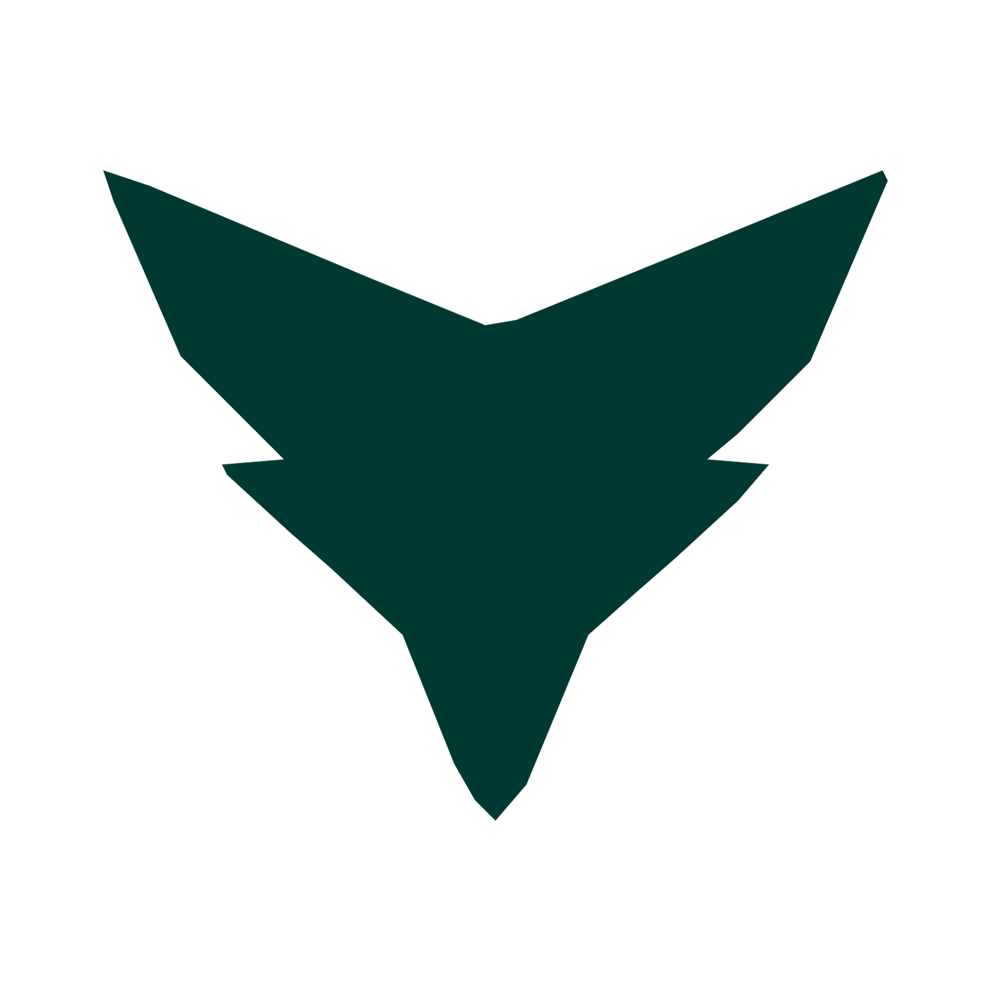 Robot Face Emblem Logo #003932