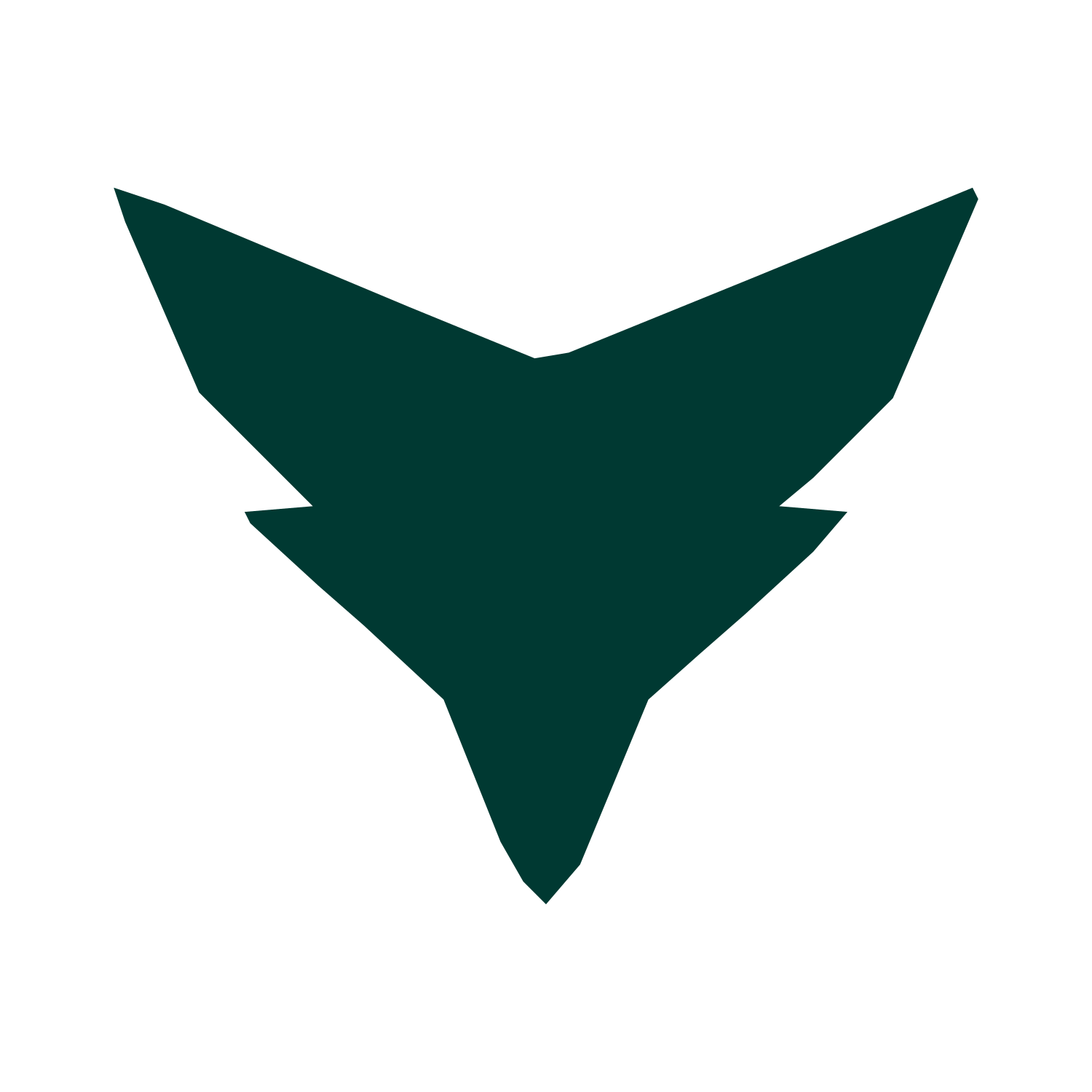 Robot Face Emblem Logo #003932