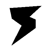 Lightning Bolt Robot Logo