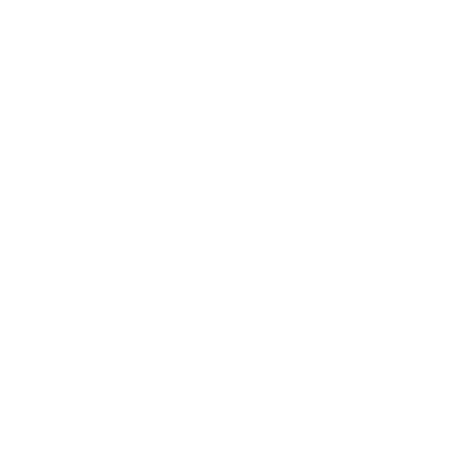 Stacked Arrows Down Logo #ffffff