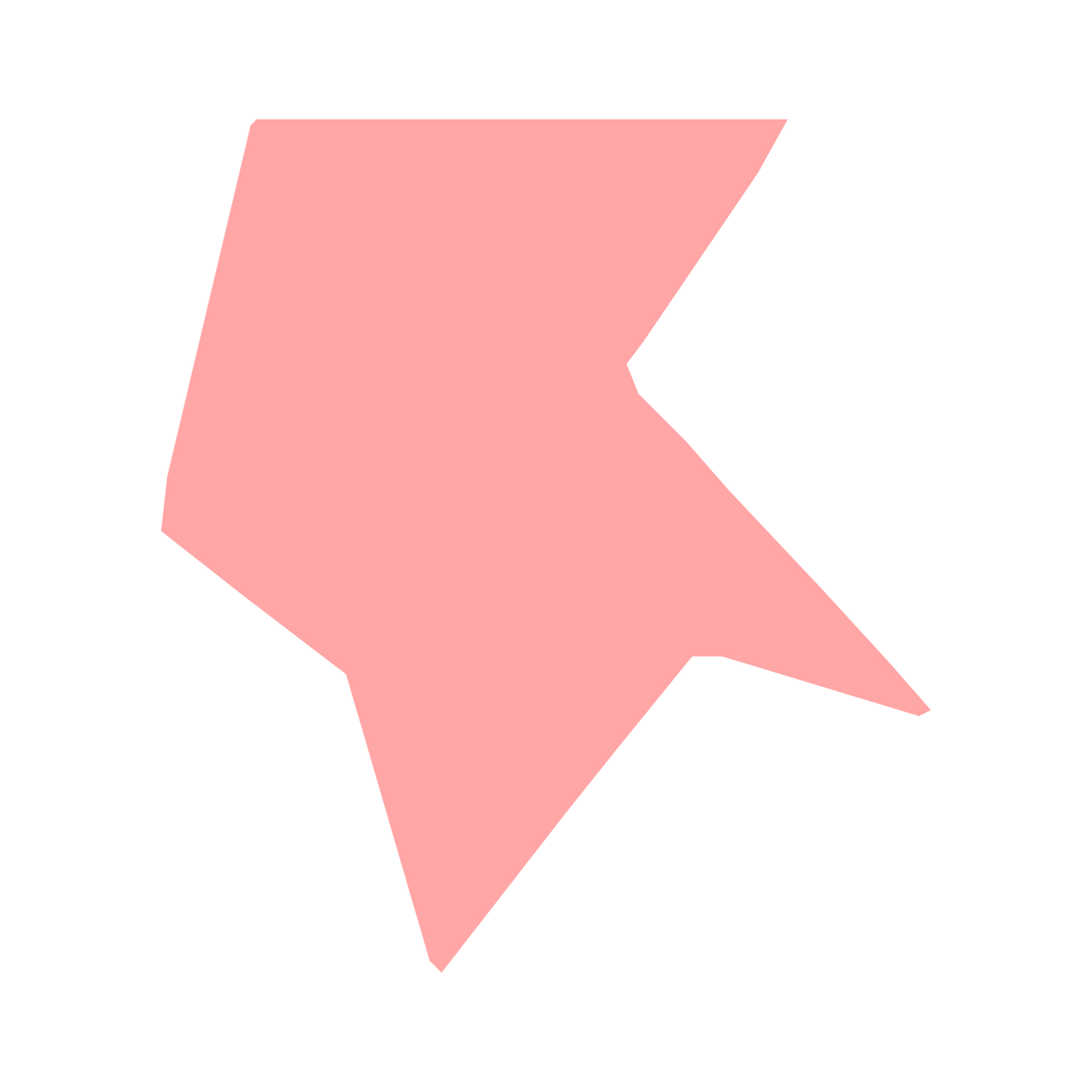 Robot Arrow Head Logo #ffa6a6