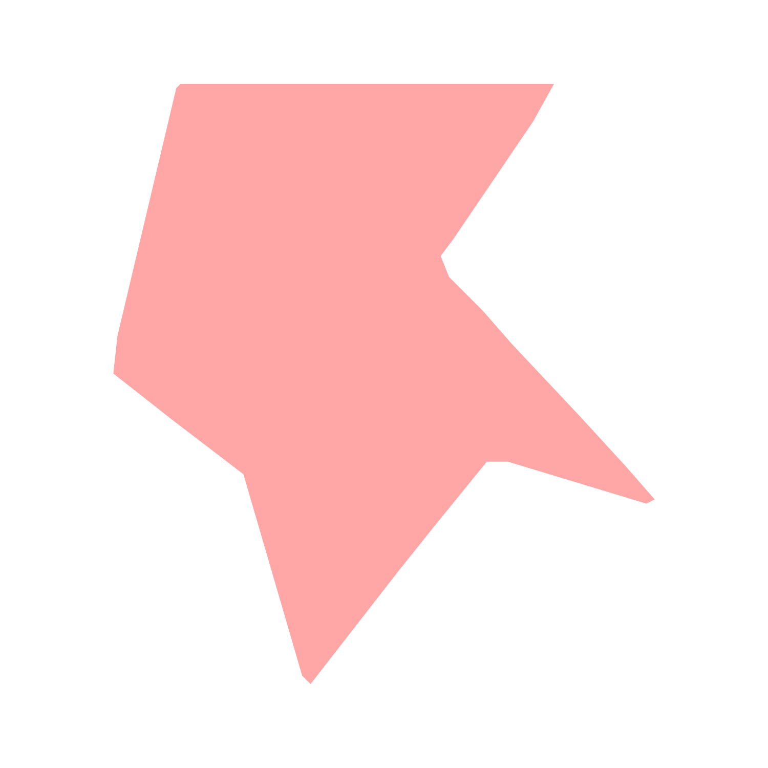 Robot Arrow Head Logo #ffa6a6