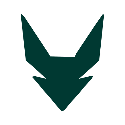 Robot Fox Face Logo #003932