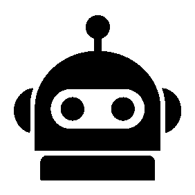Bold Robot Head Logo