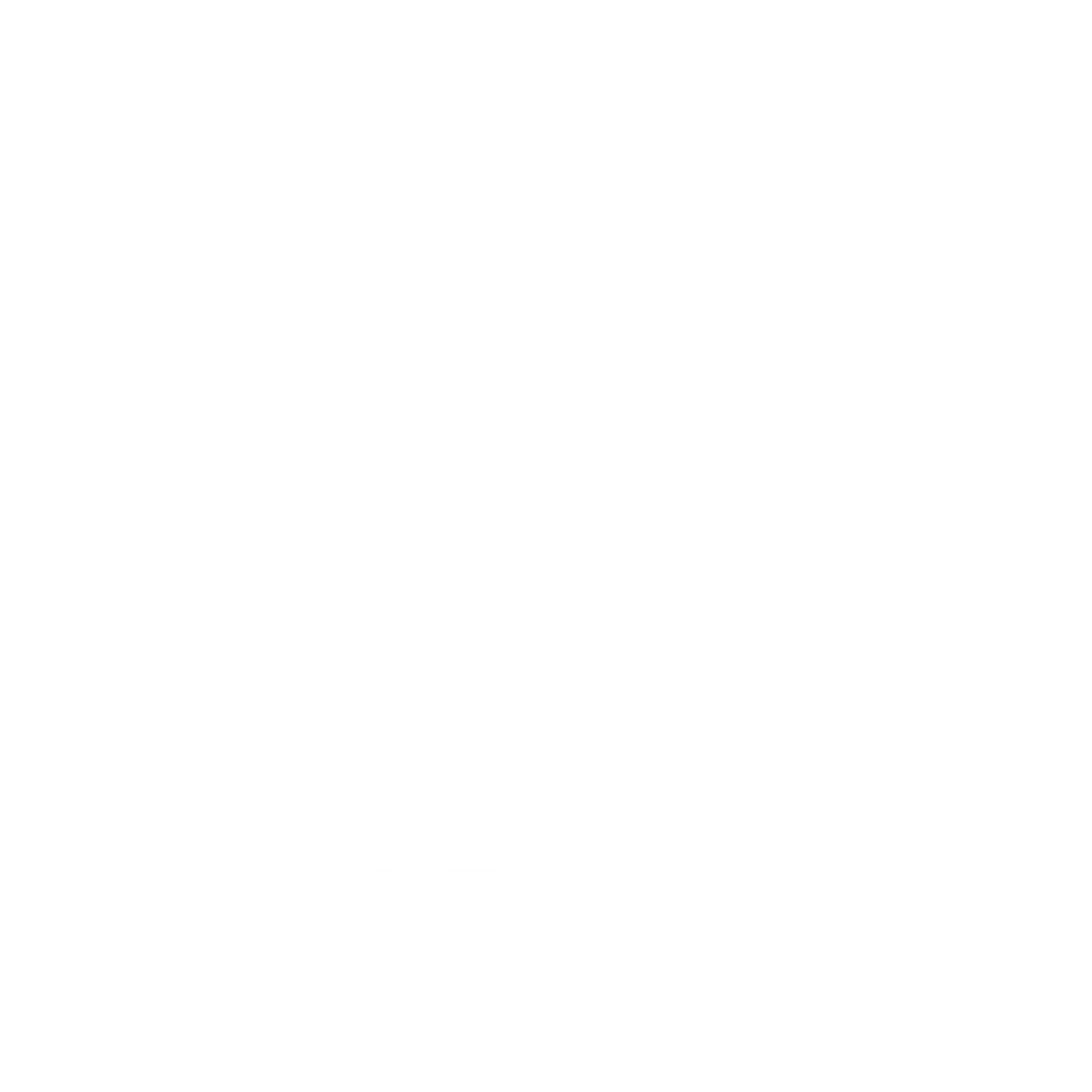 Bold Robot Head Logo #ffffff