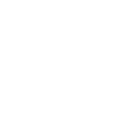 Bold Robot Head Logo #ffffff