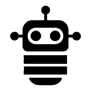 Bold Robot Head Logo