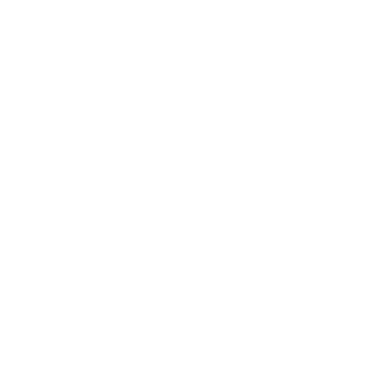 Monoline Robot Head Logo #ffffff