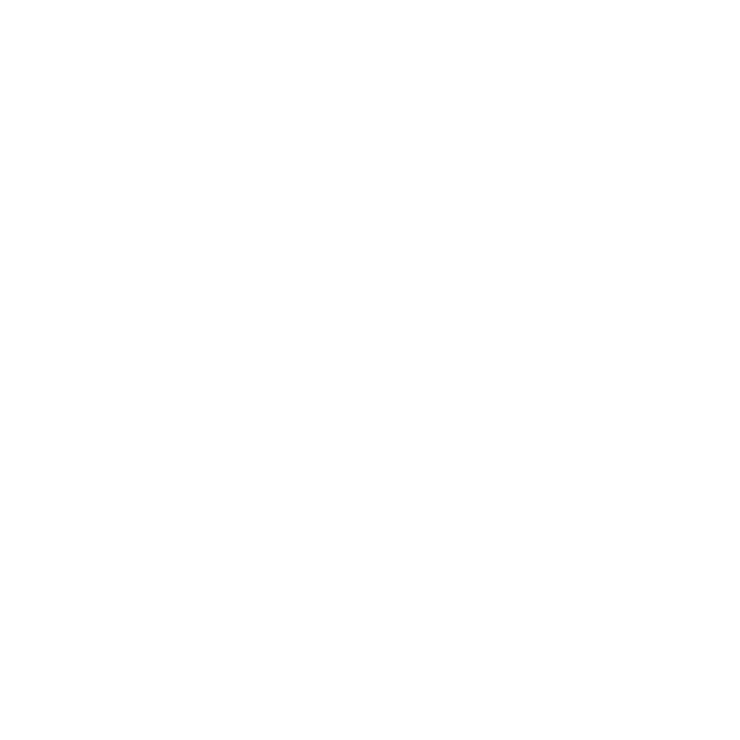 Monoline Robot Head Logo #ffffff