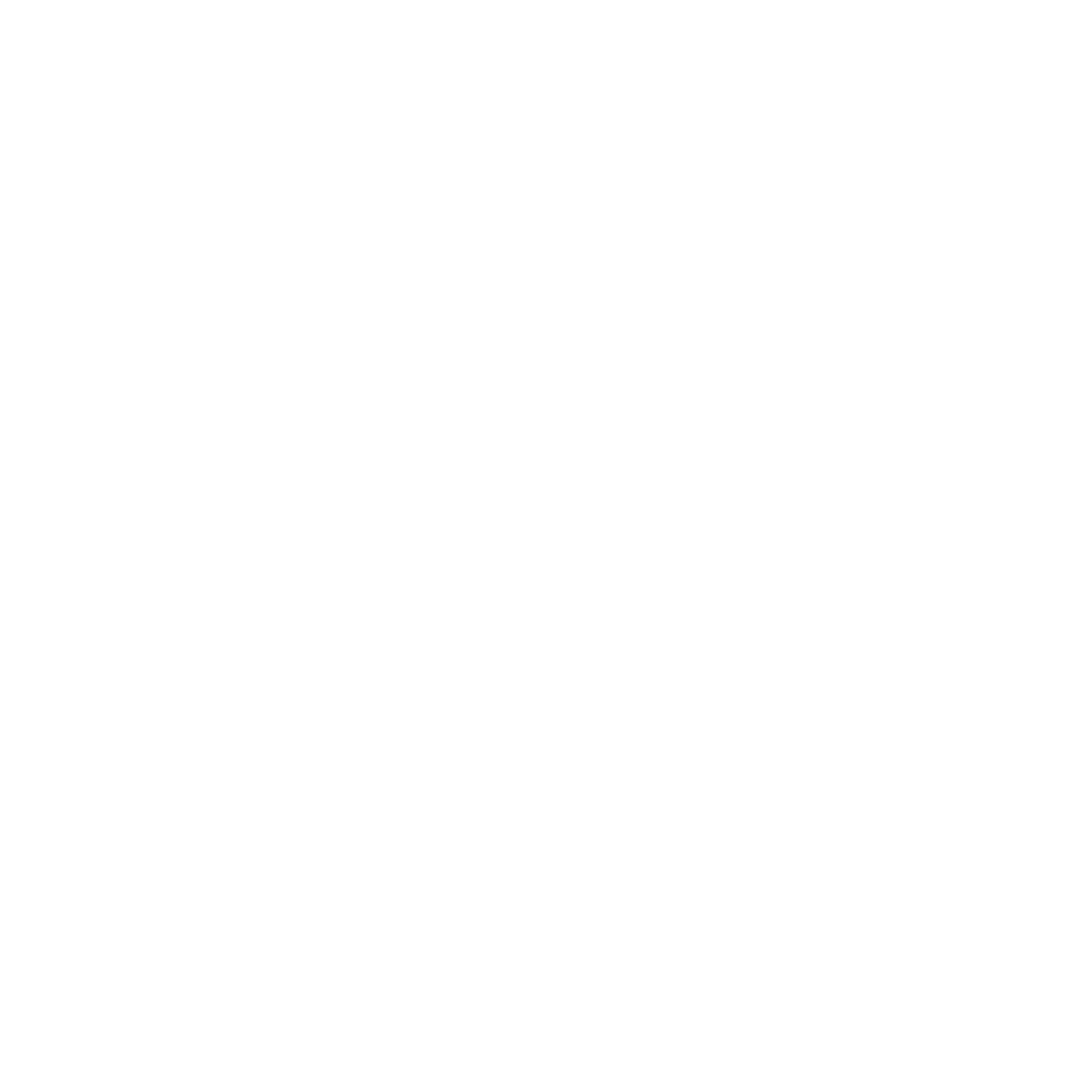 Monoline Robot Head Logo #ffffff