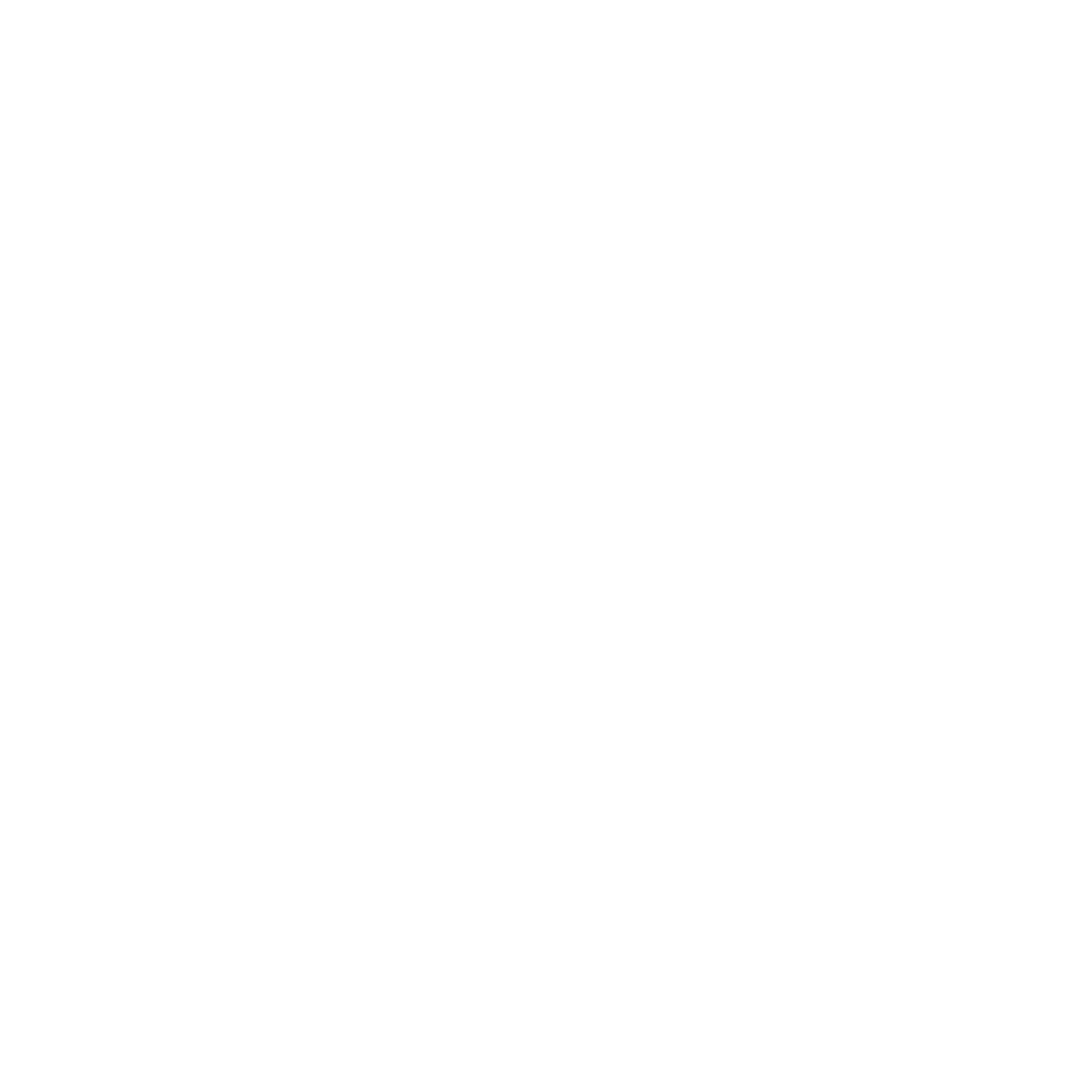 Negative Space Robot Logo #ffffff