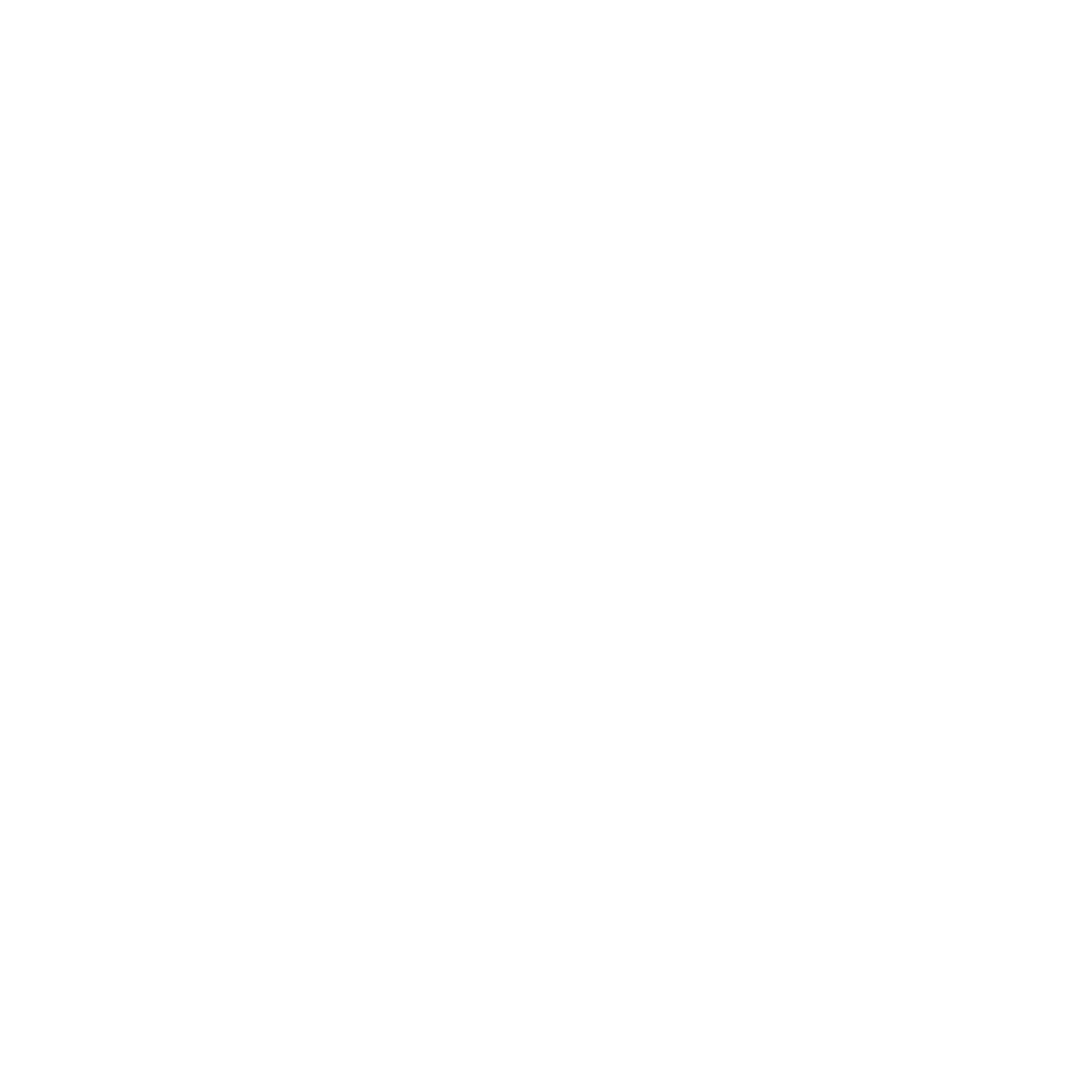 Negative Space Robot Logo #ffffff