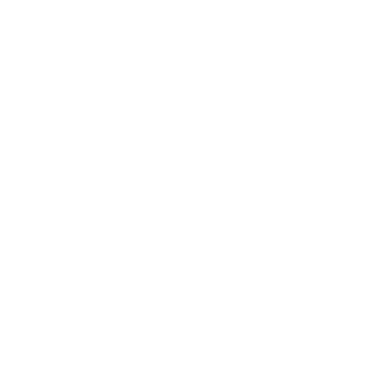 Pixel Robot Head Logo #ffffff