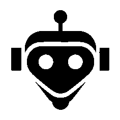 Bold Geometric Robot Head Logo