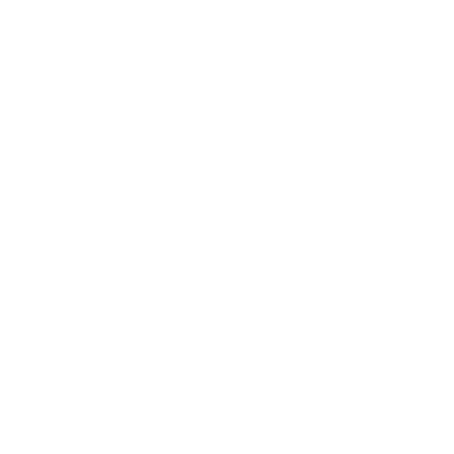 Monoline Robot Head Logo #ffffff