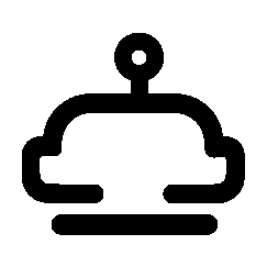 Monoline Robot Head Logo