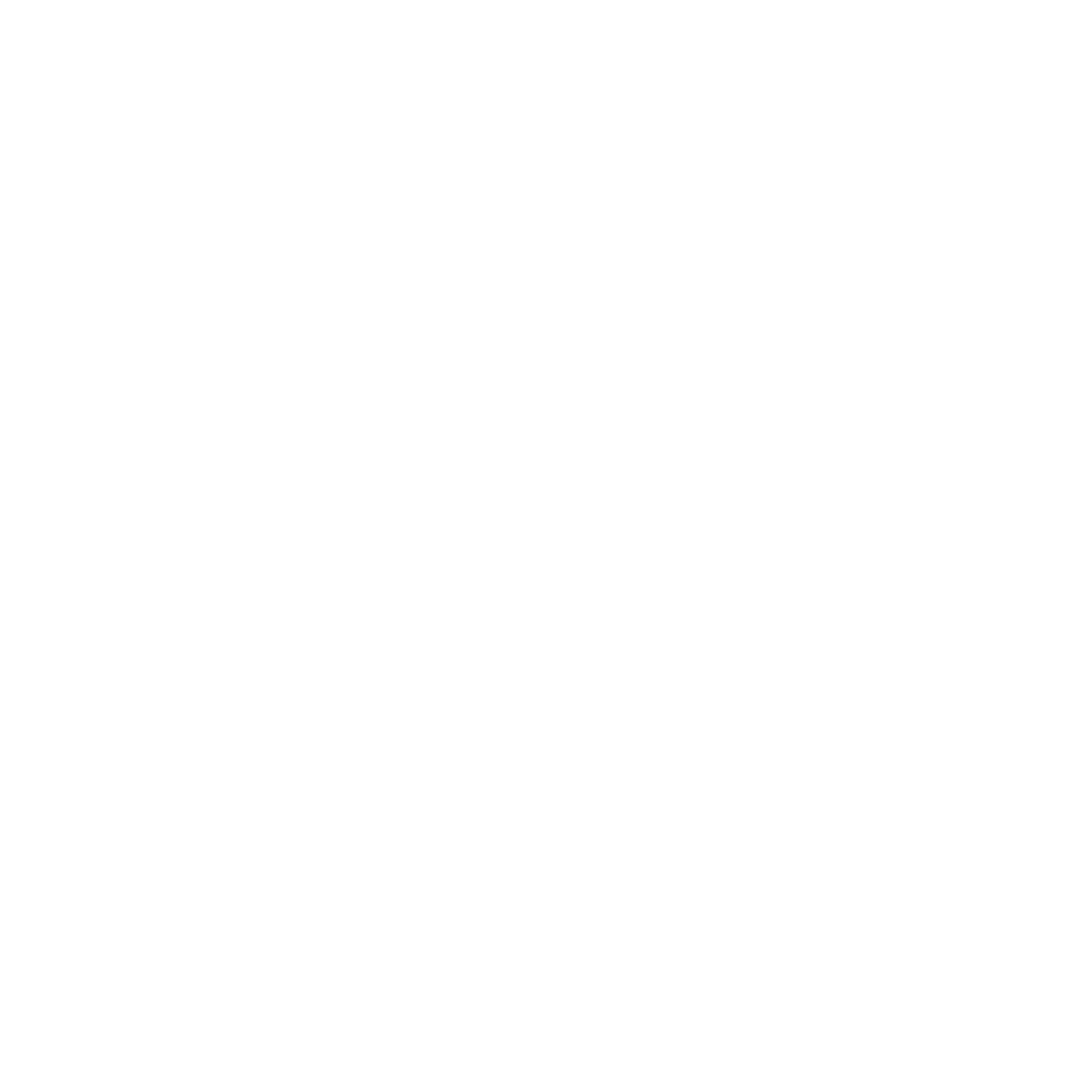 Monoline Robot Head Logo #ffffff