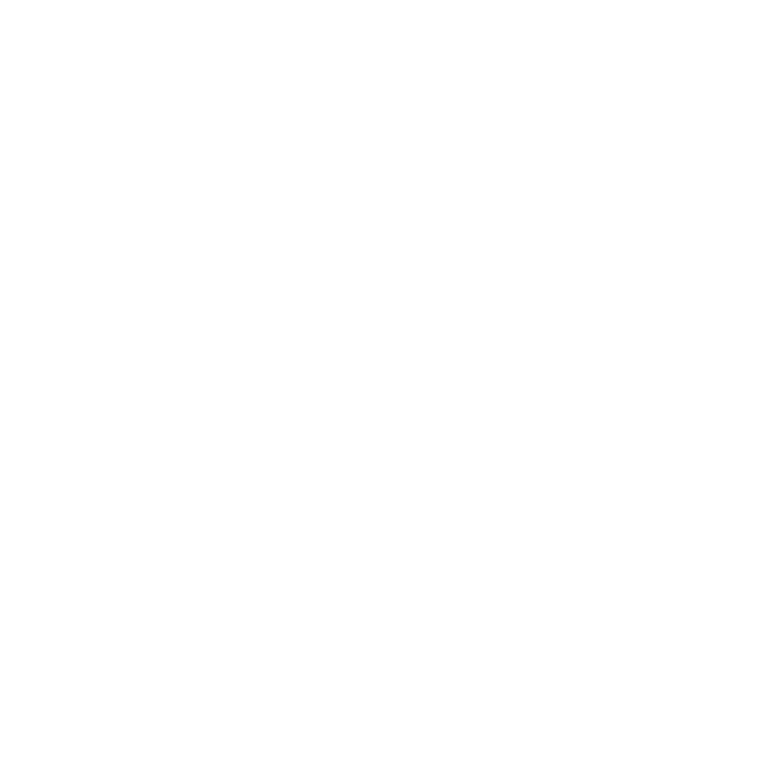 Monoline Robot Head Logo #ffffff
