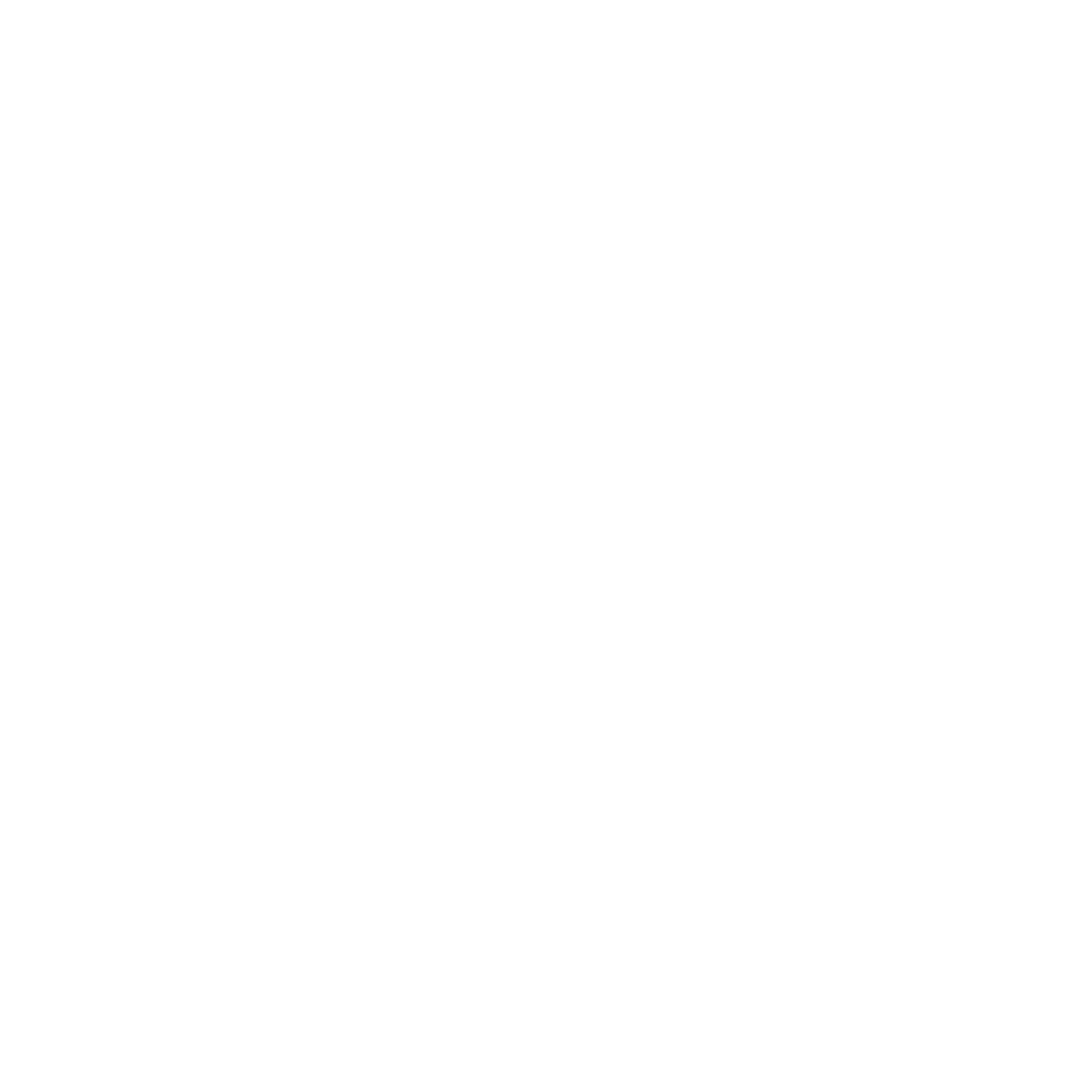 Monoline Robot Head Logo #ffffff