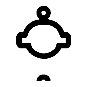 Monoline Robot Head Logo