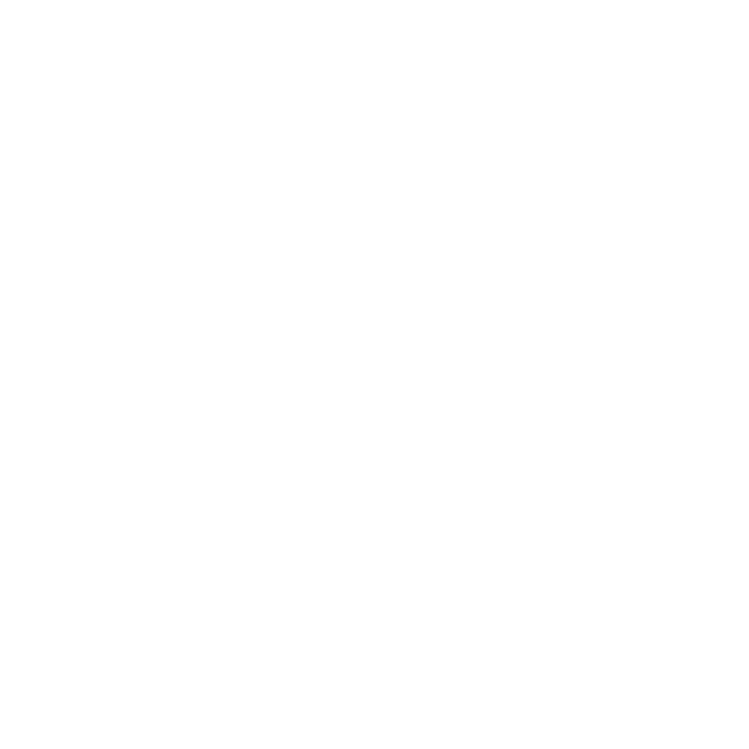 Monoline Robot Head Logo #ffffff