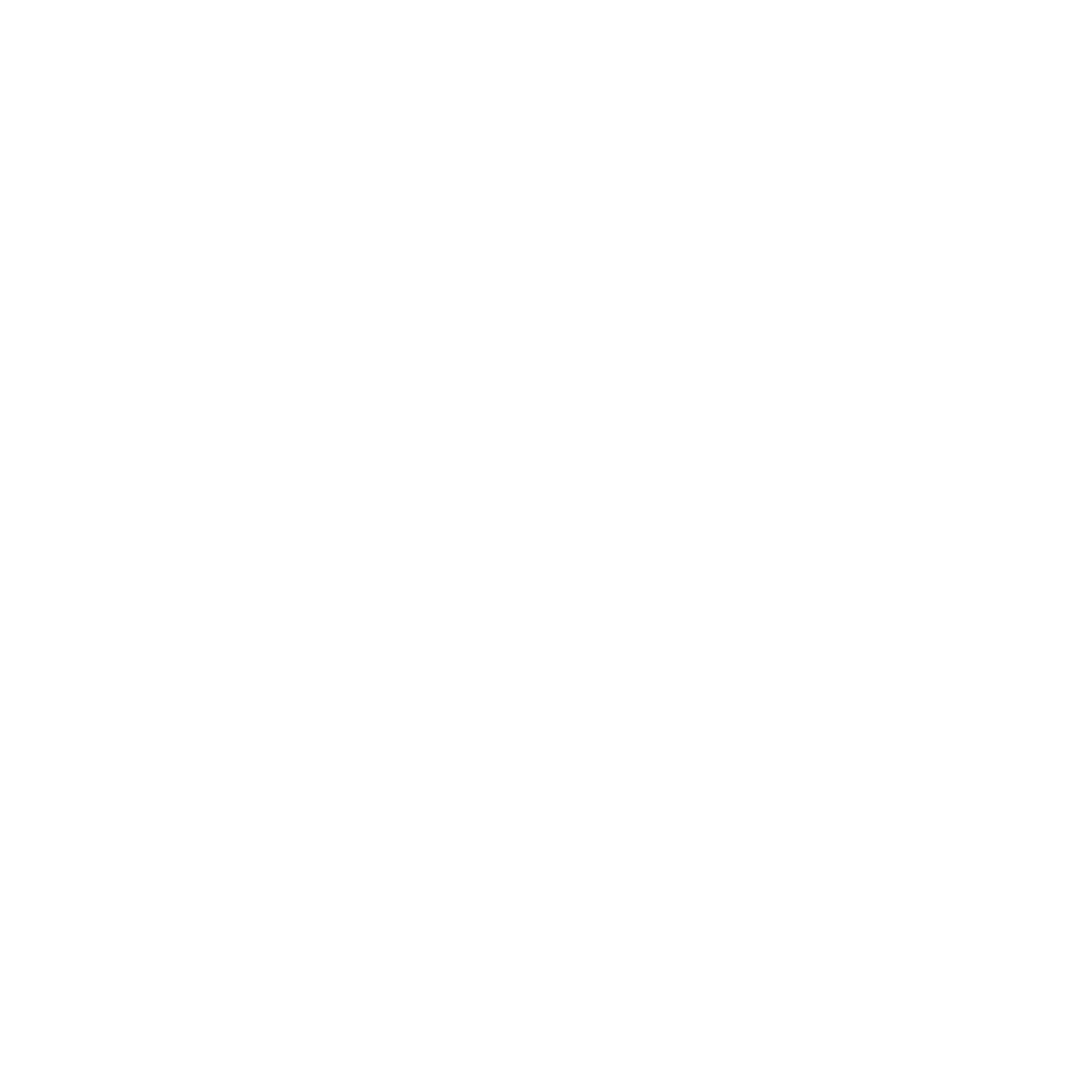 Monoline Robot Head Logo #ffffff