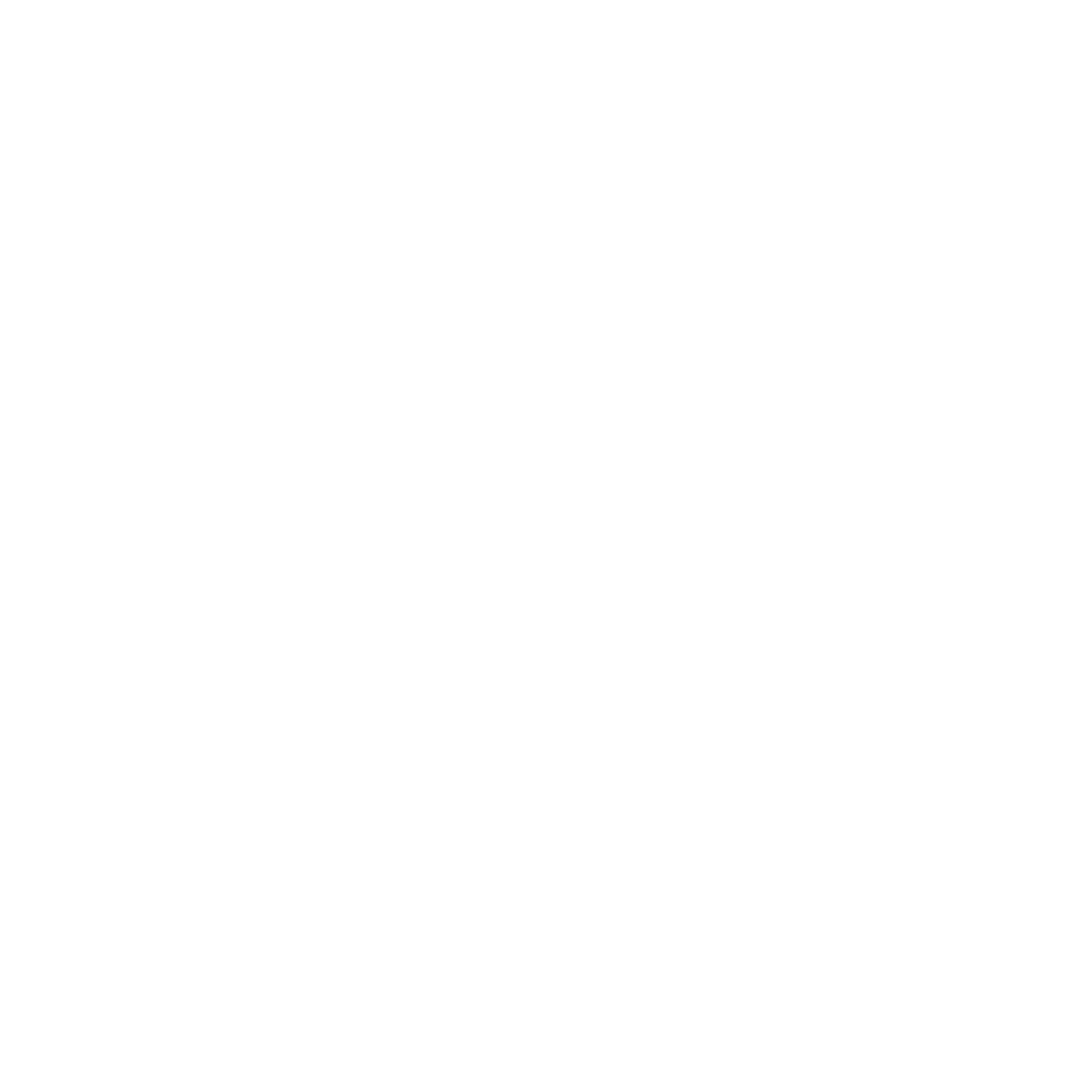 Monoline Robot Head Logo #ffffff