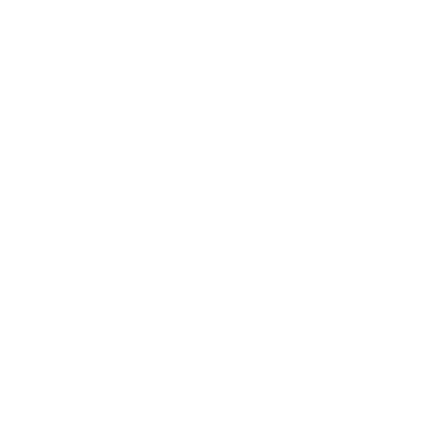 Monoline Robot Head Logo #ffffff