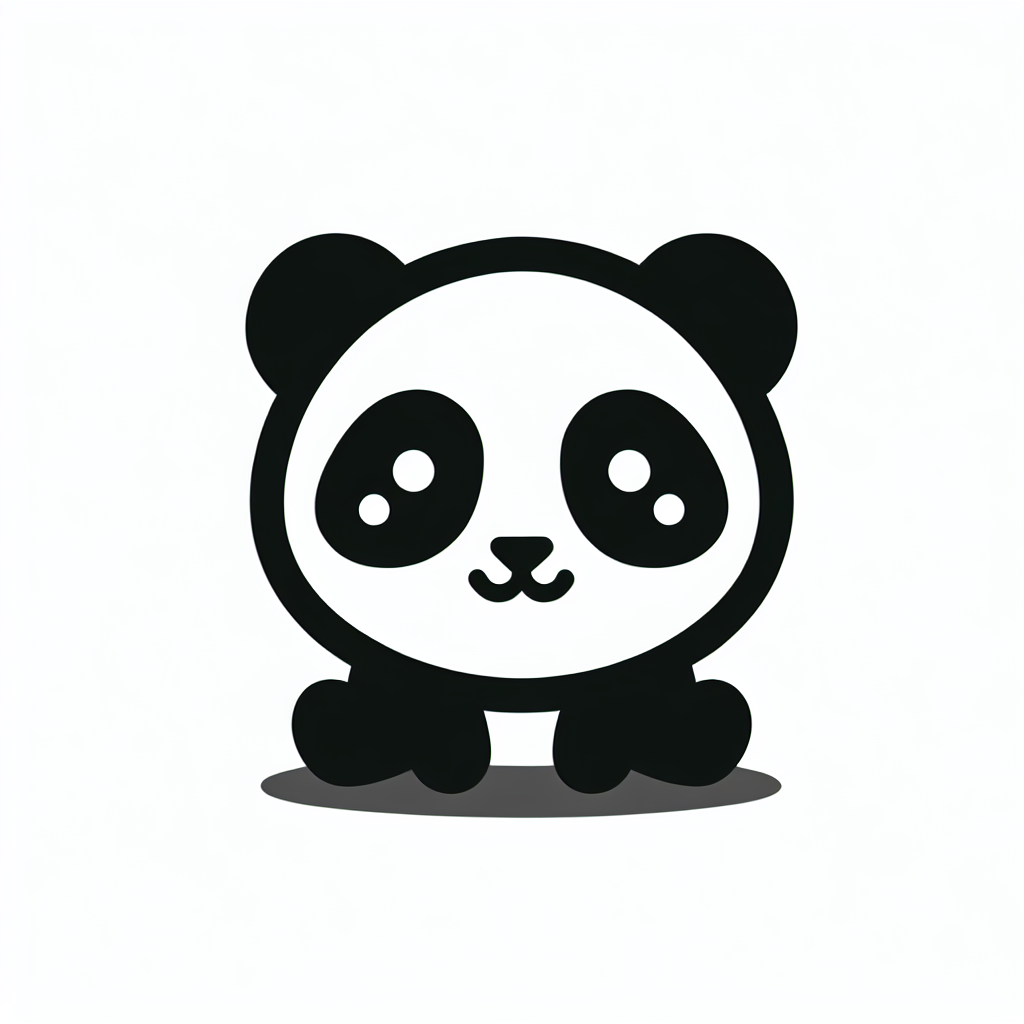 Panda Bear Logo