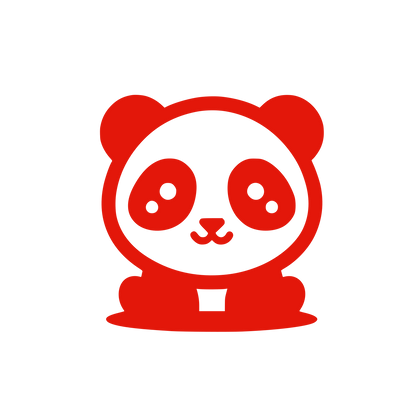 Panda Bear Logo #E3170A