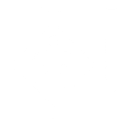 Robot Diamond Negative Space Logo #ffffff