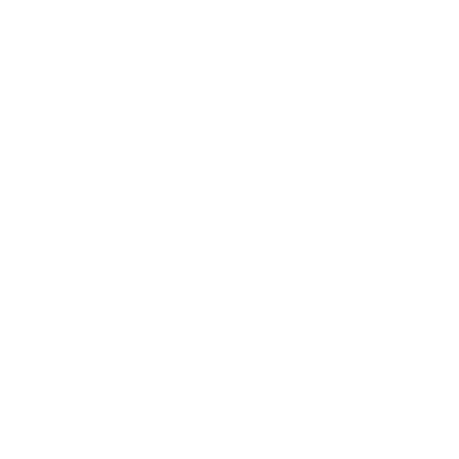 Robot Head Negative Space Logo #ffffff