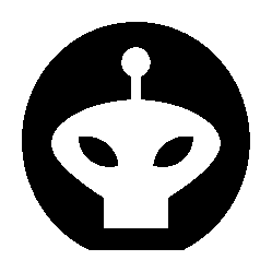 Alien Robot Head Logo