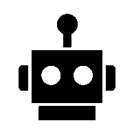 Bold Geometric Robot Logo