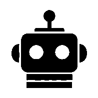 Bold Geometric Robot Logo