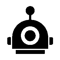 Robot Head Bold Logo